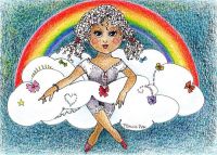 The Girl in the puffy cloud dress